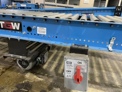 TGW 1118512 Roller Conveyer set, Width: 22", Length: 41' (2x6' a