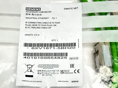 New | in-Stock Siemens Industrial Ethernet Connecting Cable FC RJ45 Plug-180 2m Cable & Wire Michigan US | Maverick Industrial Sales #1391222