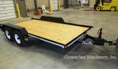 2015 Black Corn Pro 14′ Equipment Trailer, Item # 1795