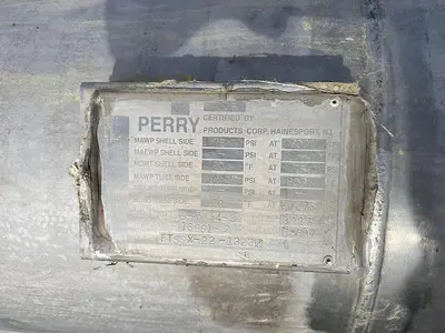 Used PERRY _UNKNOWN_ Heat Exchangers | DH Griffin Used Equipment #1383159