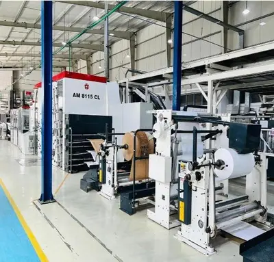 USED 2019 W&H CEMENT PAPER LINE MACHINE