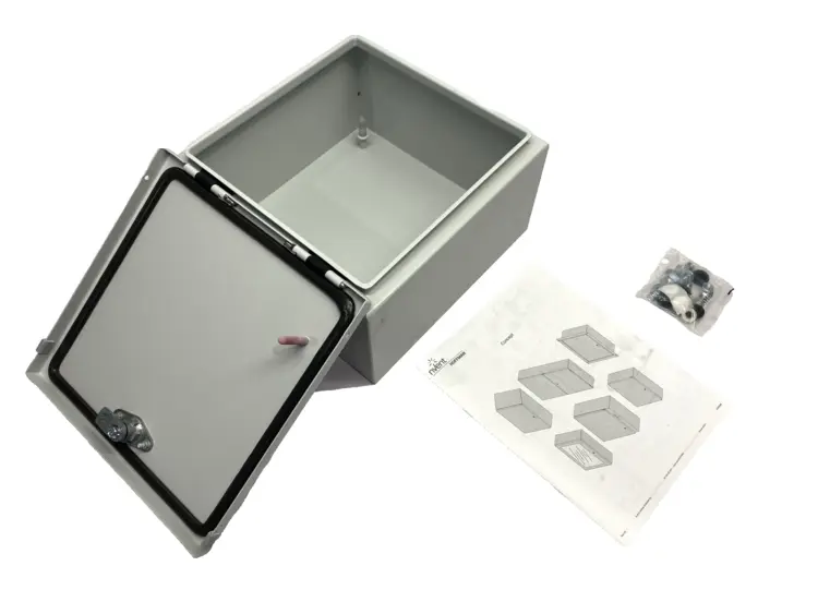 Used HOFFMAN LIGHT GRAY CONCEPT SINGLE DOOR ENCLOSURE 12" X 12" X 6" 15829 Electrical Boxes | Maverick Industrial Sales #1119592