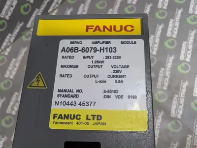 FANUC A06B-6079-H103 Alpha Series Servo Amplifier Module Used