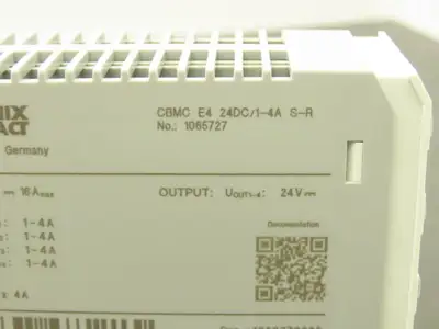 Phoenix Contact CBMC E4 24DC Multi Channel Electronic Circuit Breaker 24V