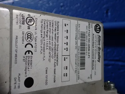 Used ALLENBRADLEY 280DF12710CGRW3P1 Starters Ohio US | HGR 24 #883898