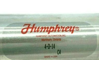 NEW HUMPHREY 4-D-14 PNEUMATIC CYLINDER 4D14