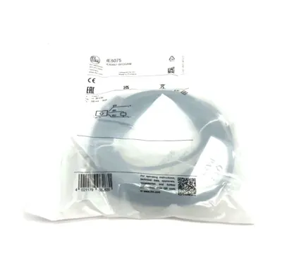 NEW IFM SHORT HOUSING INDUCTIVE SENSOR, 6M PVC CABLE, PNP NO