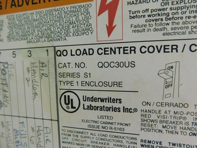 Used Square D QOC30US Electrical Panels Ohio US | Equipment Recovery Corp. #1329978