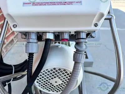 USED WATSON MARLOW 840RG SANITARY PERISTALTIC METERING AND TRANSFER PUMP W/ 3 HP PUMP
