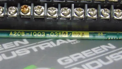 Fanuc A20B-1003-0350/02A Terminal Board Used