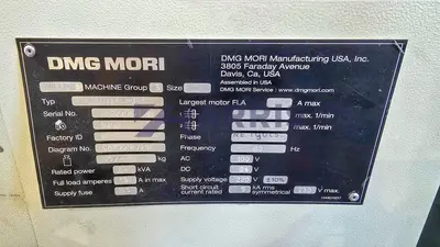 USED 2018 DMG MORI CMX11000
