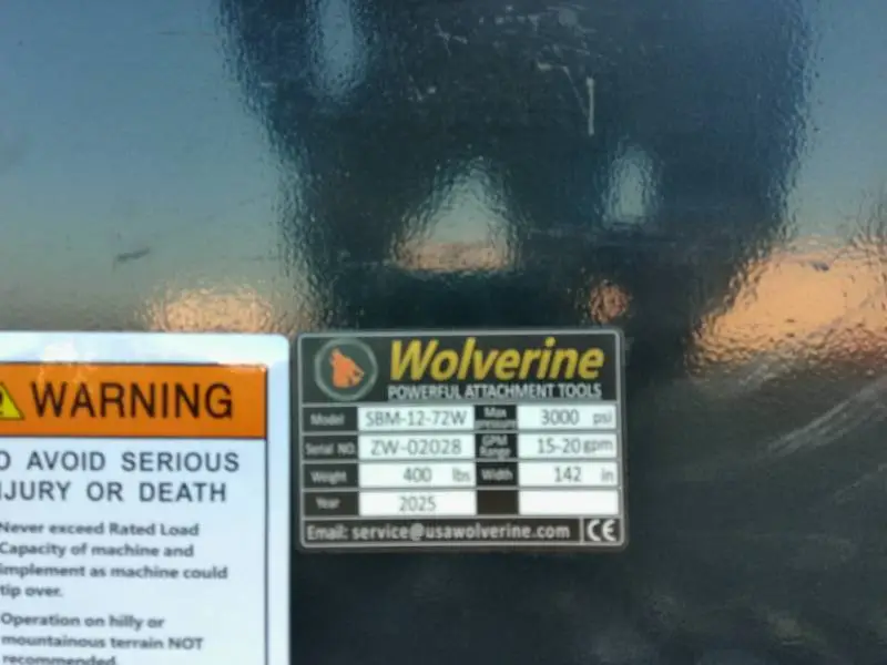 Wolverine Skid Steer Sickle Bar Mower