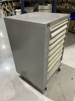 Used Lyon 9 Drawer Modular Cabinet Cabinets Michigan US | Maverick Industrial Sales #1507230