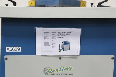 New | in-Stock BAILEIGH SN-F09-MS Notching Machines California US | Sterling Machinery Exchange #1465630