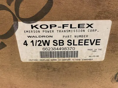 Used KOP-FLEX 4 1/2W SB Industrial Controls Ohio US | Surplus Asset Holdings #1243157