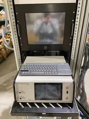 USED ZELTWANGER ZEDFLEX RACK MOUNTED LEAK TESTING SYSTEM ZEDBASE+, INFICON XL3000