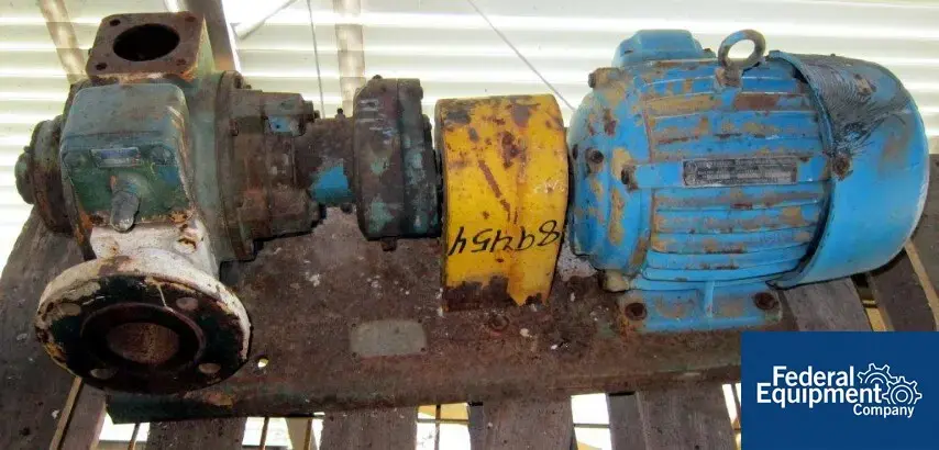 USED Blackmer 2.5" BLACKMER ROTARY VANE PUMP, C/S, 5 HP