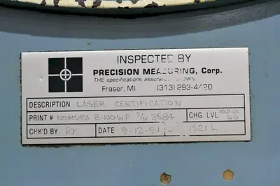 Used NOMURA P-100WP Horizontal Table Type Boring Mills Ohio US | G-2000, Inc. #1294704