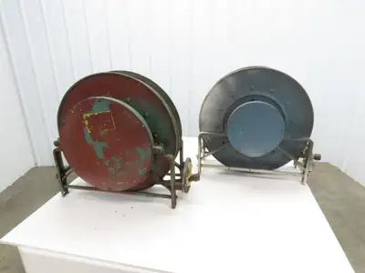 Hannay Reels 716-23-24 C Retractable Industrial Air Hose Reel 1/2" Lot Of 2