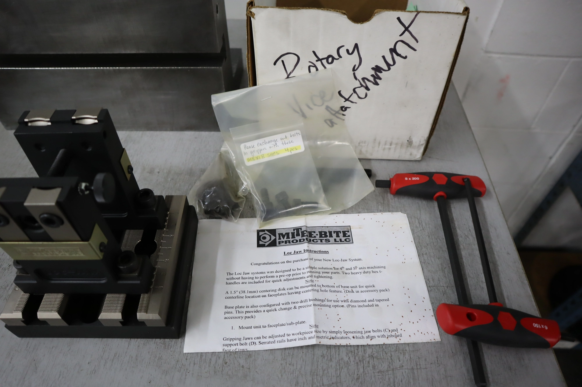 Used MITEE-BITE LOC JAW Vises Minnesota US | Machinesused.com #1383925