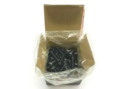 201103 | Brighton  1/4-20 x 1 Black Alloy Button Socket Cap Screw BOX OF 99 - New Other
