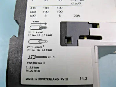 USED Allen-Bradley 140M-C2E-B25