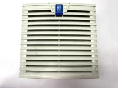 Used Rittal TopTherm Fan and Filter Unit 24VDC .43A 10W DAMAGED CONNECTOR Electronic Component Fans Michigan US | Maverick Industrial Sales #1389305