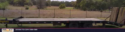 Used 2019 BIG TEX 22PH-25BK+5MR Flatbed Trailers Texas US | Proxy Equipment #1388605