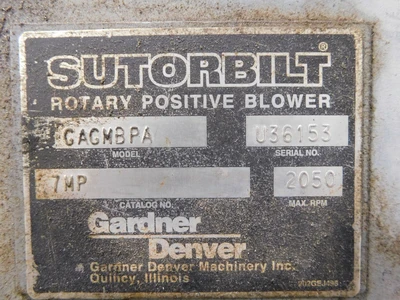 Used SUTORBILT 7 MP Blowers Ohio US | Equipment Recovery Corp. #1331240