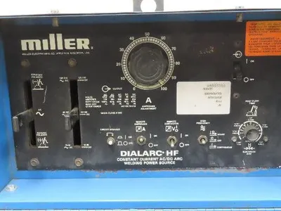 Miller DIALARC HF Tig Welder Power Source 250Amp AC Footpedal 1Ph 230V
