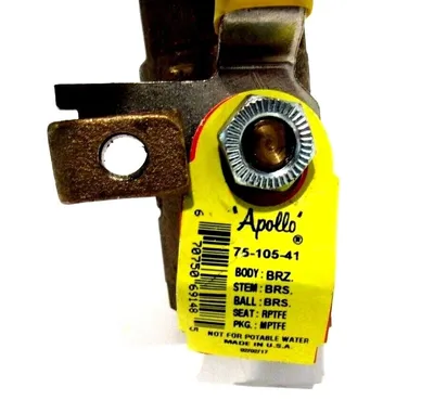 NEW APOLLO 75-105-41 BALL VALVE 7510541
