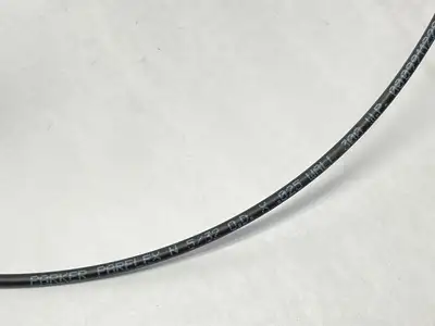 USED PARKER BLACK NYLON TUBING .106" ID 5/32" OD SHELFWARE LOT OF 60'