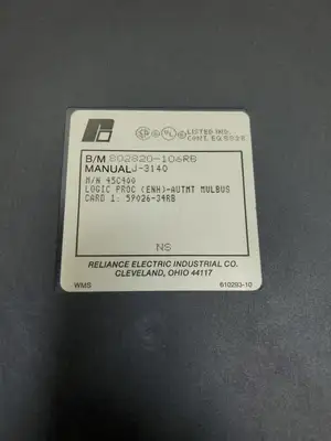 Used Reliance Electric 45C400A Logic Processor Module, (802820-106RB) PLC Processors South Carolina US | Palmetto Automation #1541623