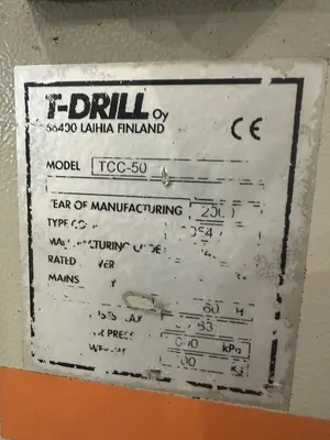 USED T-DRILL TCC-50