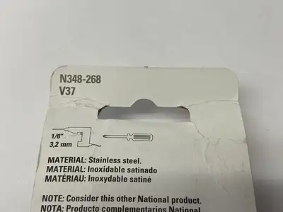 NEW NATIONAL HARDWARE STAINLESS STEEL SAFETY HASP 4-1/2"