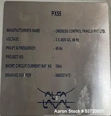 USED ALFA LAVAL PX 55