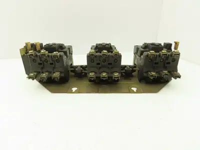 Allen Bradley 1000-NX103 3 Pole Reversing Motor Starter W 120V Coils 71A86 Ser C