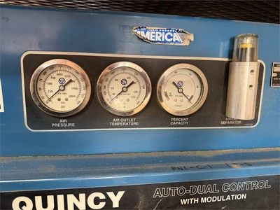 Used 1997 QUINCY QMB10ACA32D Rotary Screw & Sliding Vane Air Compressors California US | MachineryMax #1709135