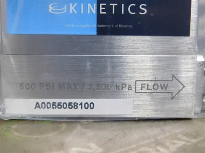Kinetics 1660 Profibus Metal Seal Mass Flow Controller 500 PSI Max. 3500 kPa New