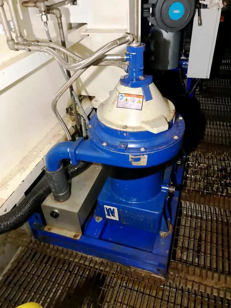 Alfa-Laval BWPX 307 TGD-71 oil concentrator module, SS.