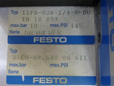USED FESTO IFB8-02