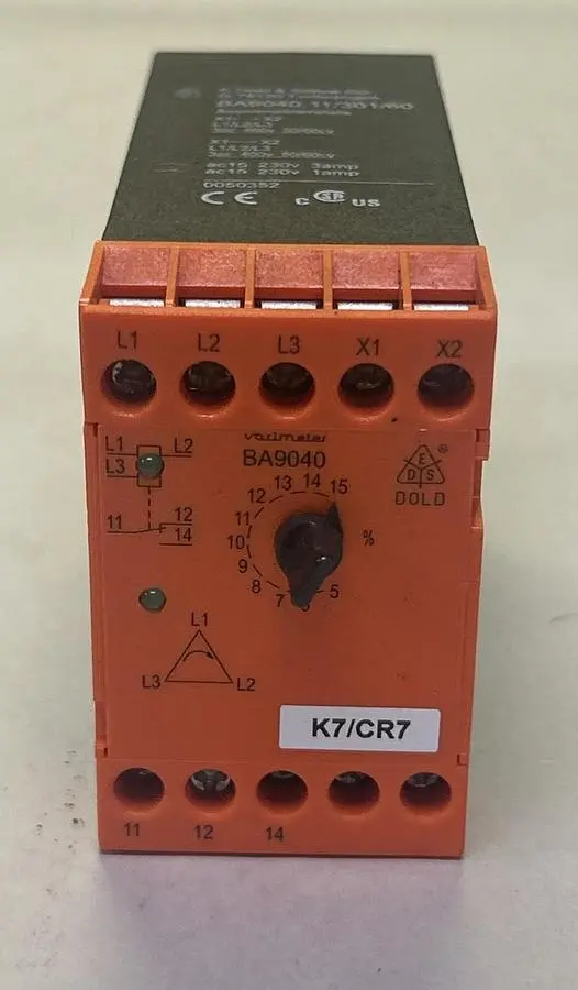 Used DOLD BA9040.11/301/60 Miscellaneous Equipment (Electrical & Power) | Surplus Asset Holdings #1189331