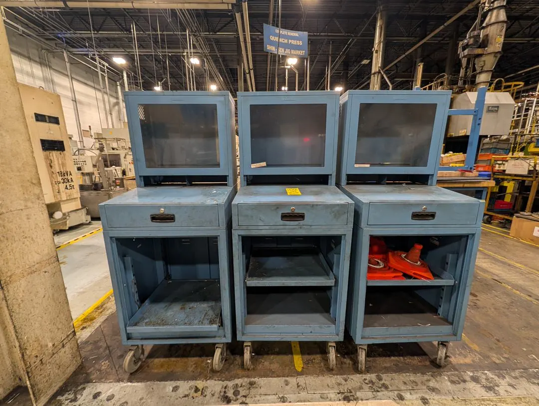 (3) Portable Computer Cabinets