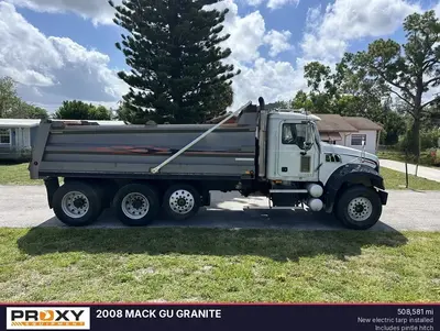 Used 2008 MACK GU GRANITE Dump trucks Florida US | Proxy Equipment #1377952