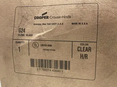 New | in-Stock CROUSE-HINDS G24 Lighting Ohio US | Surplus Asset Holdings #1403125
