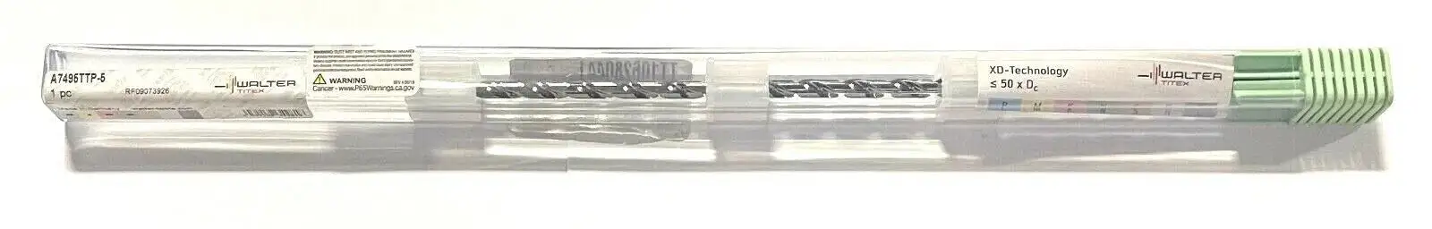 Walter-Titex 5mm Solid Carbide Drill Extreme D40 Coolant Thru 130°