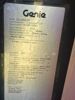 NEW 2025 Genie GS-2669 RT