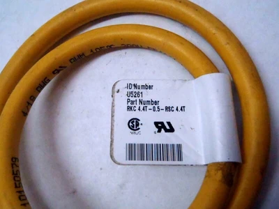 RKC 4.4T-0.5-RSC 4.4T | Turck  EuroFast Cable Cordset Assembly U5261 - Used