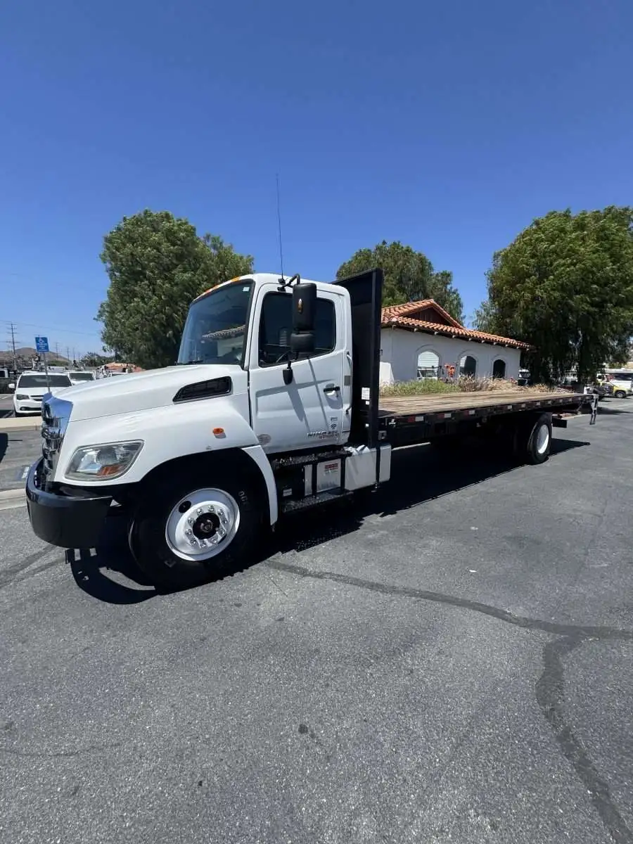 Used 2019 HINO 268 Flatbed Trucks California US | Commerce Truck Equipment Sales #1548729