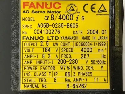 USED FANUC A06B-0235-B605